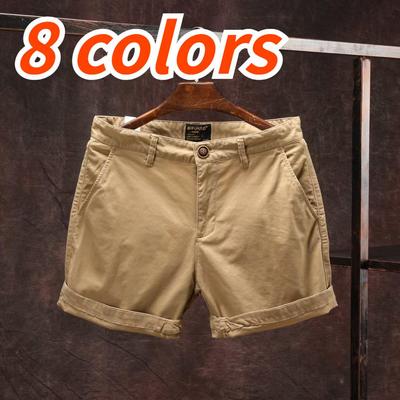 Short en jean multicolore pour hommes, short en Denim Cargo Slim décontracté, Streetwear
