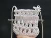 3mm Round Gold/Silver Hand-Woven Crochet Cord with Core and Silver Thread for Decoration