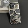 Cool Hollow Heat Dissipation Cool Skull Ghostfa Plating Phone Case For iPhone 17 16 Pro Max 15 14 Plus Air Fashion Slim Cover