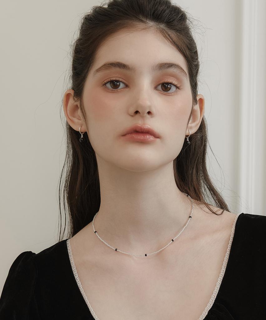 Tatiana (Silver 925) Othello Bead Necklace Nz2451