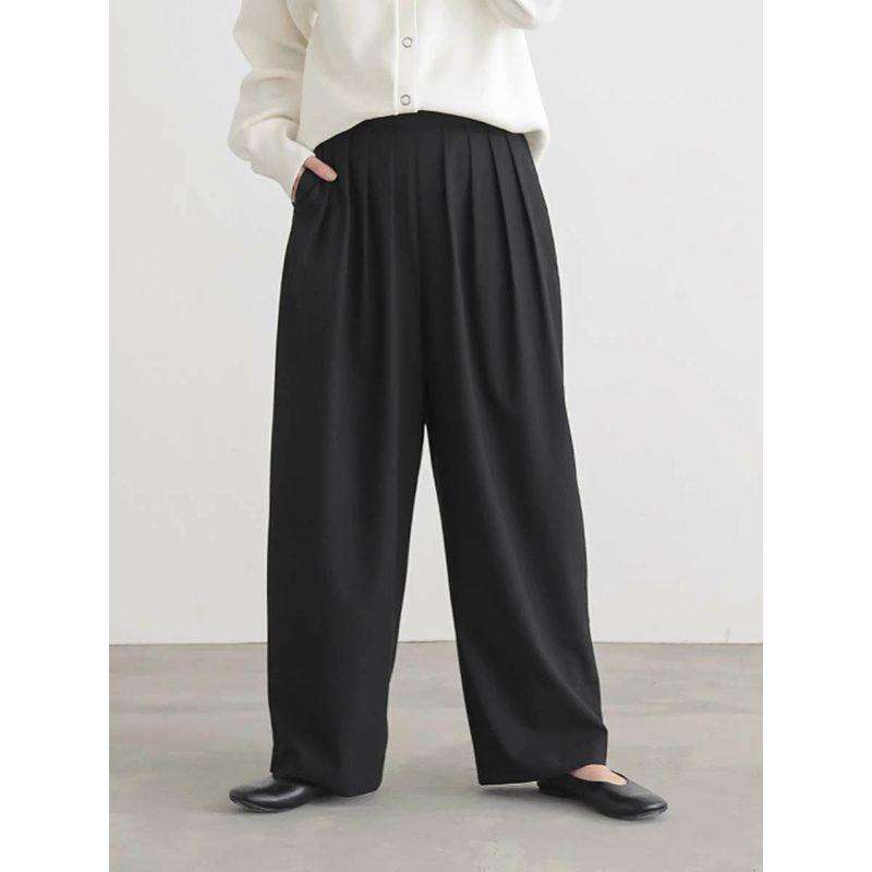Summer New Arrival Women's Clothes Casual Pants 3 Colors Minimalist Easiest for Match Small Loose Pants Pants High Waist Loose-Fitting Slimming Pants