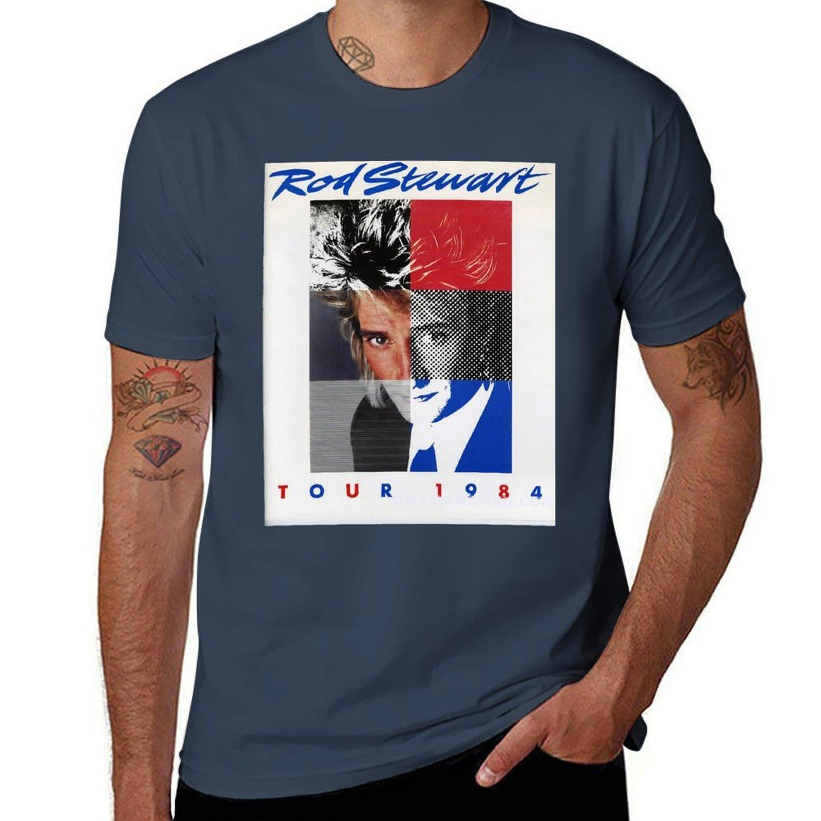 Sir Rod Rod Trending Rod phone Tour 1984 TShirt Work Utility Casual Tee Shirt S