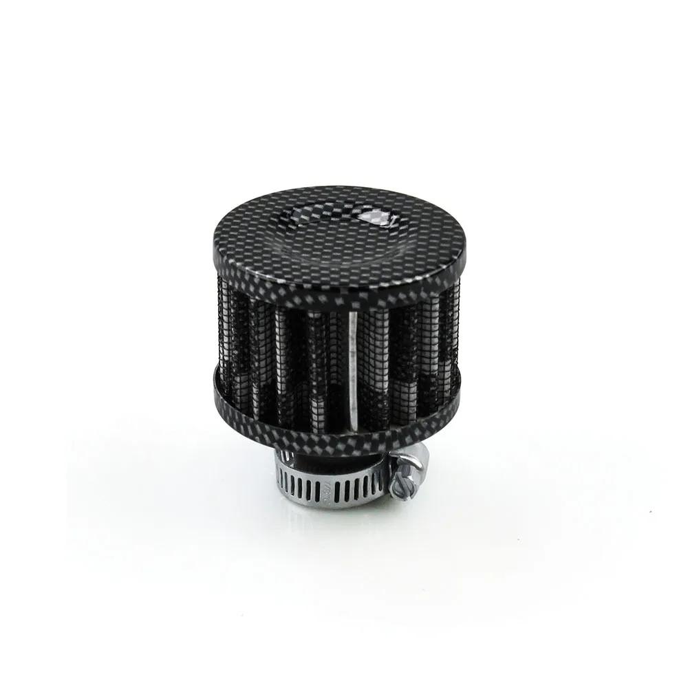 R-EP Car Air Filter 12mm 25mm for Motorcycle Cold Air Intake High Flow Crankcase Vent Cover Mini Breather Filters Universal