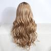 FREEDOM Synthetic Lace Front Wigs For Women 30 inch Long Body Wavy Ombre Blonde Highlight Ginger Lace Wigs Cosplay Wigs