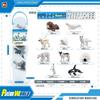 Realistisches Miniatur-Arktis- und Antarktis-Pinguin-Wal-Tier-Modellset PVC-Figuren