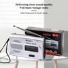 Mini Radios Memory Function Handheld Short/Long Wave Radio Devices Manual Channel Search Built-In Speaker for Outdoor