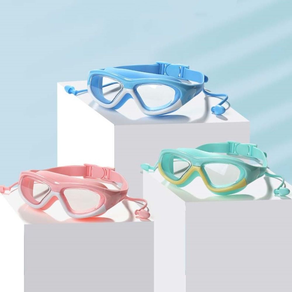 Clear Vision Kids Swimming Glasses Waterproof Boys Swimming Caps  Boys and Girls