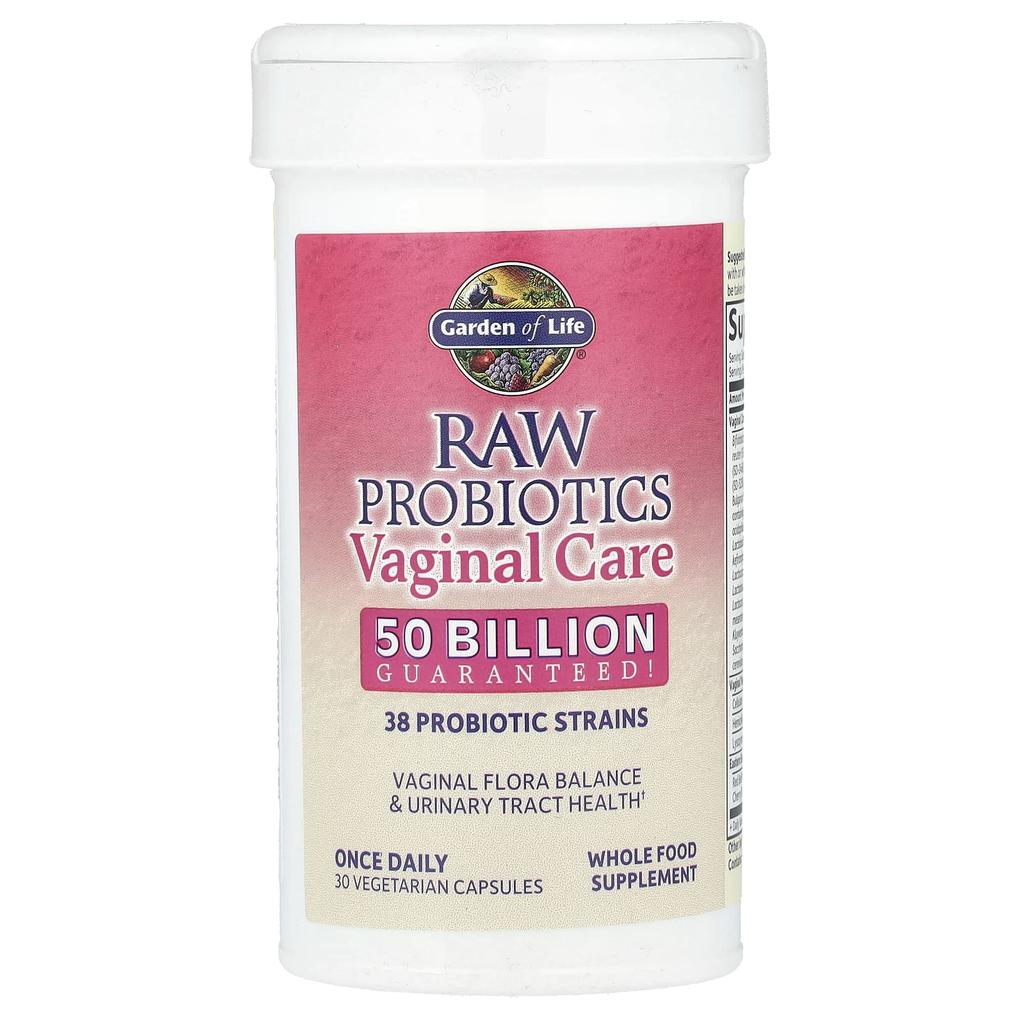 Raw Probiotics Vaginal Care, 30 Veggie Capsules