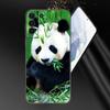 Chinesische Bär Panda Handyhülle für Samsung Galaxy S22 Pro S21 S20 Ultra FE S10 Lite 5G S10E S9 S8 Plus Weiche TPU Schwarze Hülle
