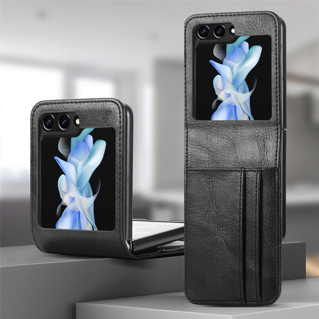 Wallet Function Case for Samsung Galaxy Z Flip7 Flip5 5G Flip6 Flip 5 7 6 Flip4 Flip3 Flip2 Flip 4 3 2 1 Card Holder Leather Bag