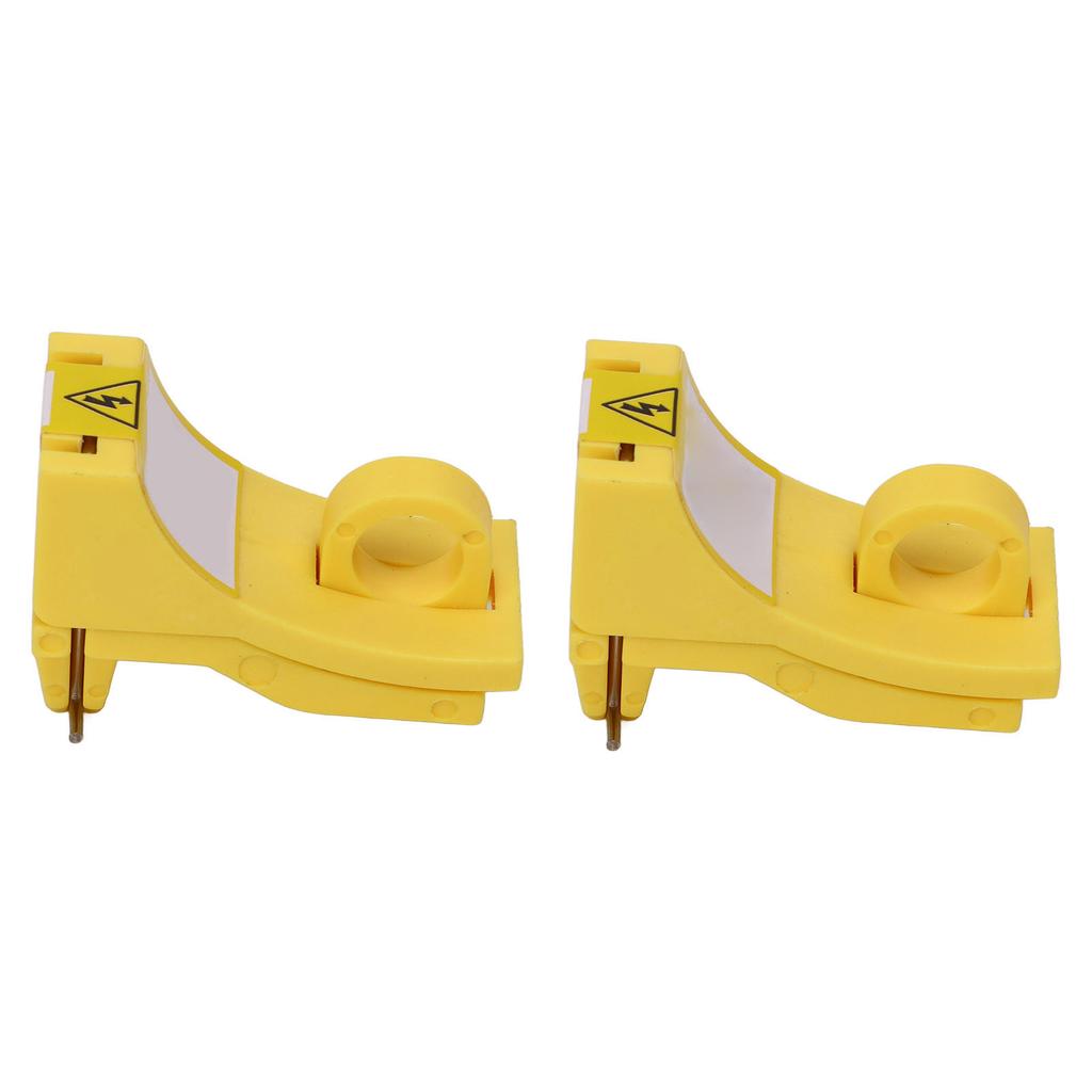 2 Pcs Miniature Circuit Breaker Lockout High Mechanical Strength Nylon Pin Out Circuit Breaker Safety Lock