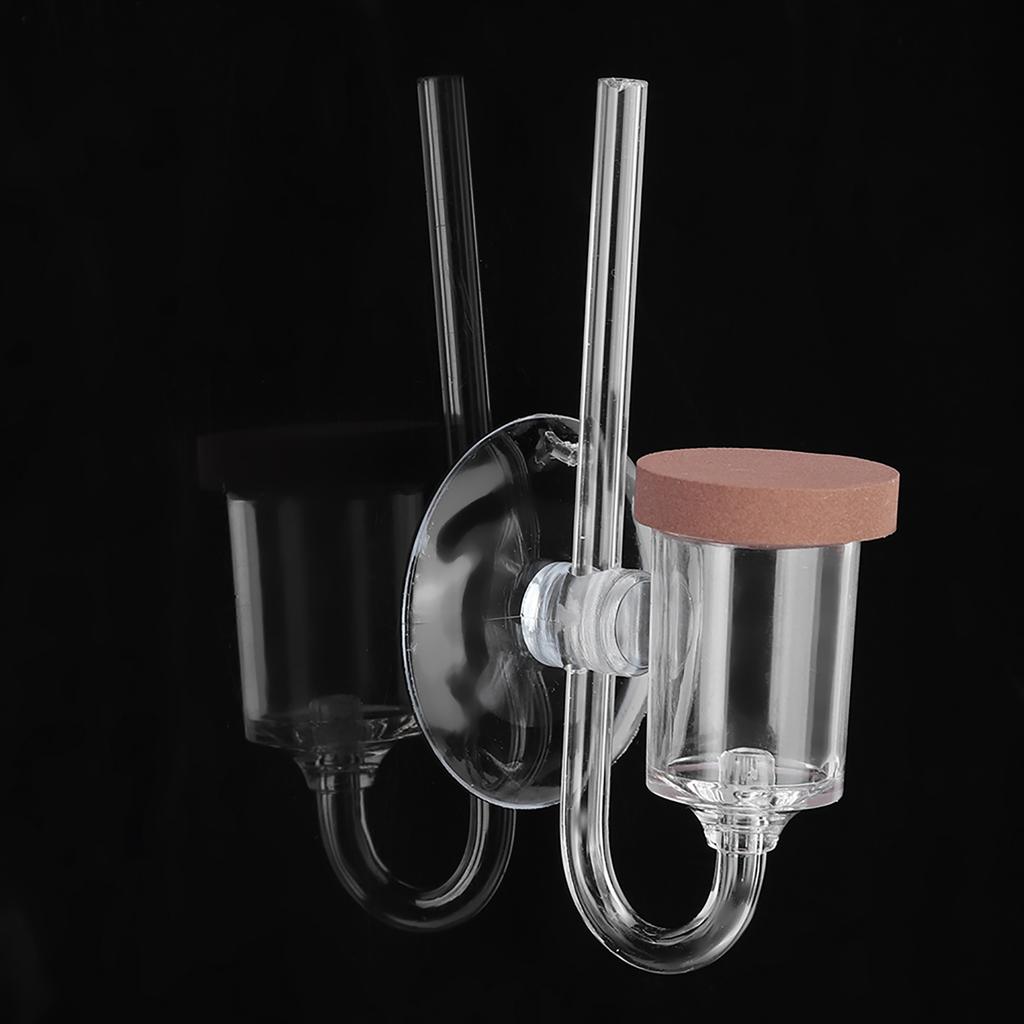 Acrylic Aquarium Carbon Dioxide Transparent Bubble Counter Refiner Fish Tank Water Plants CO2 Atomizer Diffuser