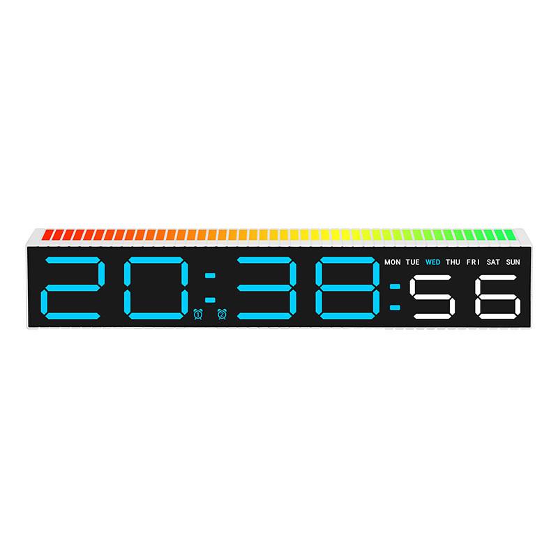 Led Digital Desk Clock With Alarm And Calendar For Home And Office Use