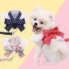 Dog Cat Bow Chest Harness Leash Comfortable Puppy Small Dogs Harnesses Vest for Party Shopping