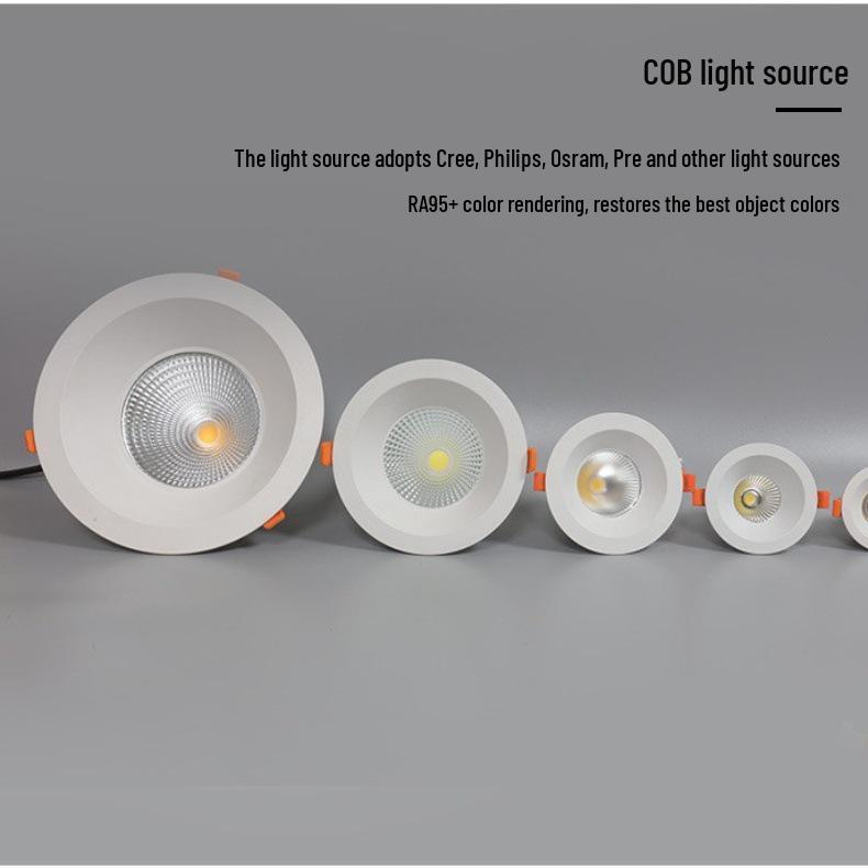 High Power COB Downlight 30W-100W Available