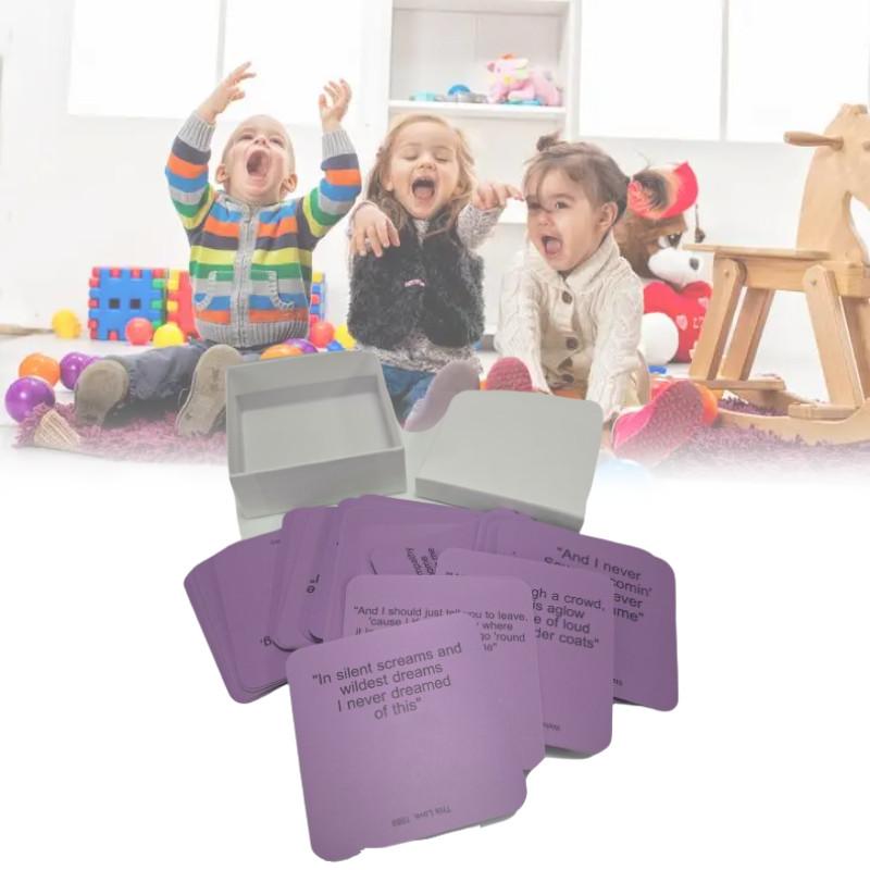 Ultimate The Delight For All Swifties Lyric Challenge Card Game Toy Children