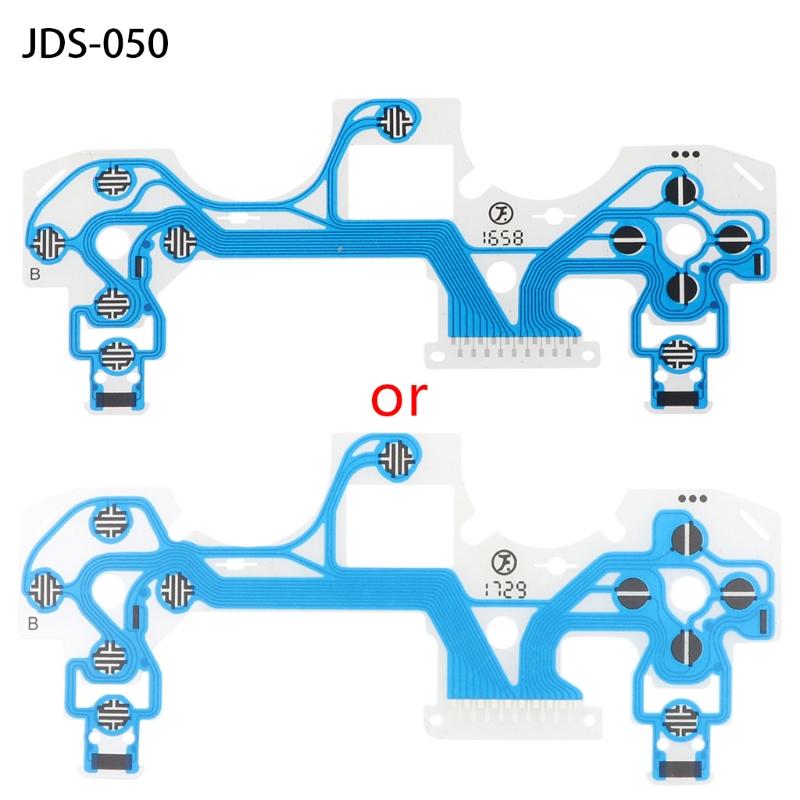 10 Pieces Conductive Film Controller Keyboard Flex Cable 030 040 050 Circuit Board Replacement Buttons Tape for