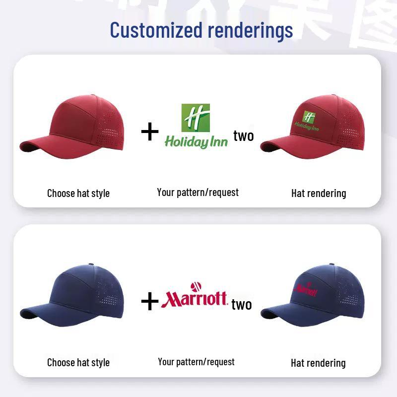 Premium Quick-Dry Unisex Running Cap with Custom Logo & Sun Protection