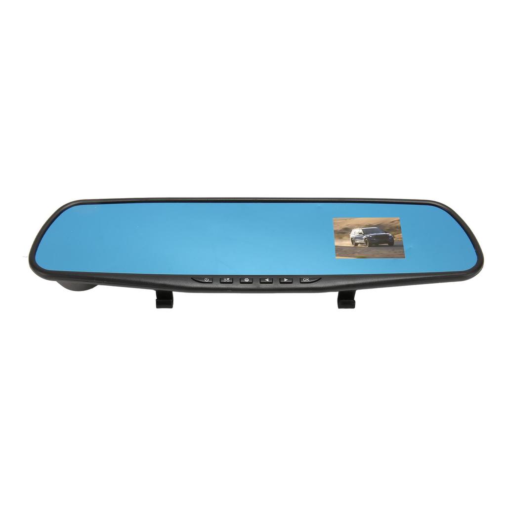 Rear View Mirror with Front Camera and G Sensor 2.4 Inch Full HD 1080P Vehicle Driving Recorder for Car Truck SUV