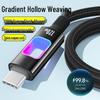 Luminous 120W Type-C Fast Charging Cable for Apple, Vivo, Oppo, Huawei, Xiaomi