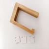 Toilet Paper Holder Bamboo Mounted Waterproof Wall-Mounted No Drill Shelf Toilet Storage Bathroom Organizer Bathroom