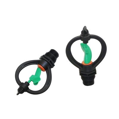 1/2" bis 3/4" Außengewinde Rotierende Sprinkler 360 Grad Schmetterlings-Rotationsbewässerungsdüse Garten Landwirtschaft Bewässerungssprinkler