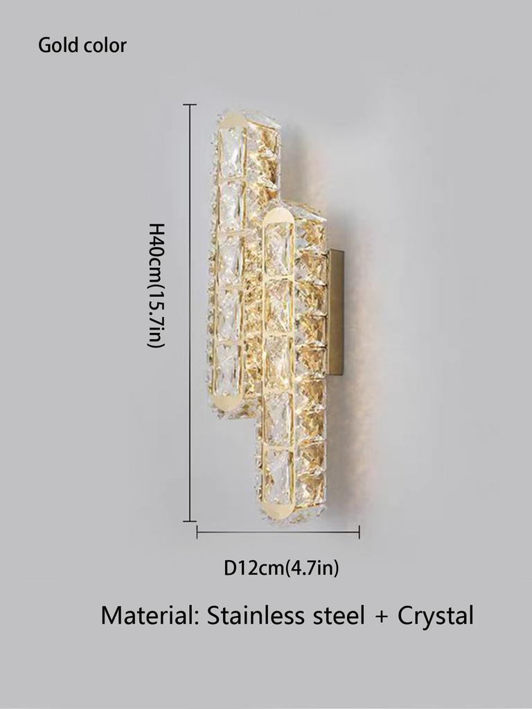 Gold/silver Modern LED Luxury Wall Light Sconces Fixtures,Bedroom Lamp,Hallway,Background Wall Nordic Indoor Room Decoration