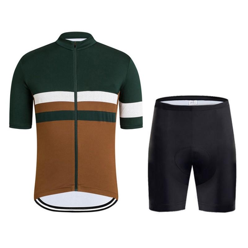 Men Women Cycling Jersey Set Breathable Quick Dry Short Sleeve Shorts Outdoor Sport Bike Riding Apparel