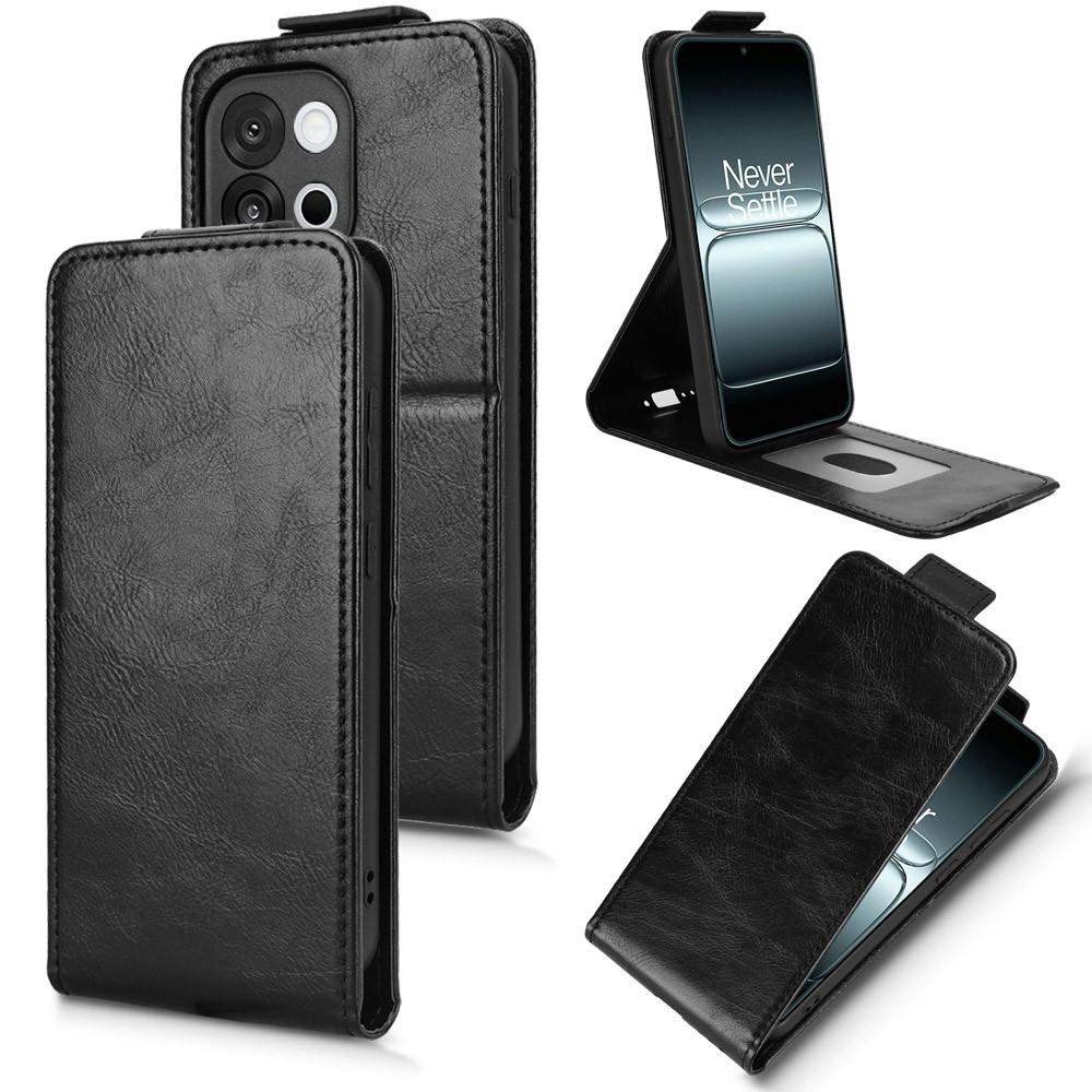 For OnePlus 13T 5G Stand Case Magnetic Clasp Vertical Flip Leather Phone Cover with Card Holder