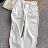 Pantaloni casual Zuose pentru femei, cu talie înaltă și picior larg