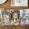 50Sheets/Book Fairy Tale Theme Die-cut PET Sticker Book DIY Journal Supplies for Phone Case Envelope Calendar Cup Decor