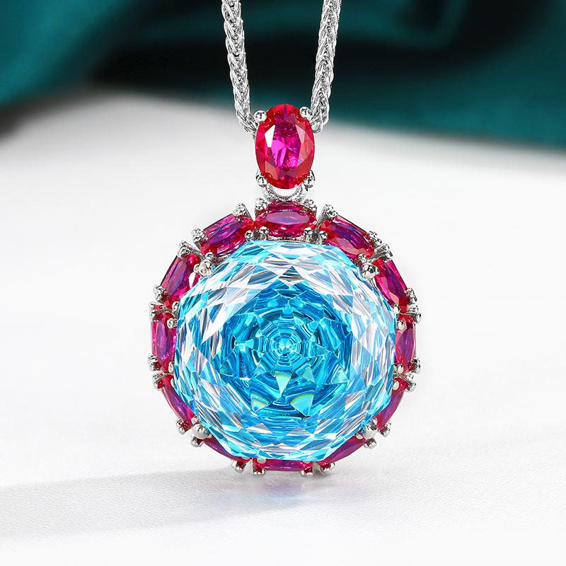 Schmuck Kupferboden Vergoldet Rosenschliff Trocken Farbverlauf Farbwechsel Leichter Luxus Anzug Heldinnenstein 18-16