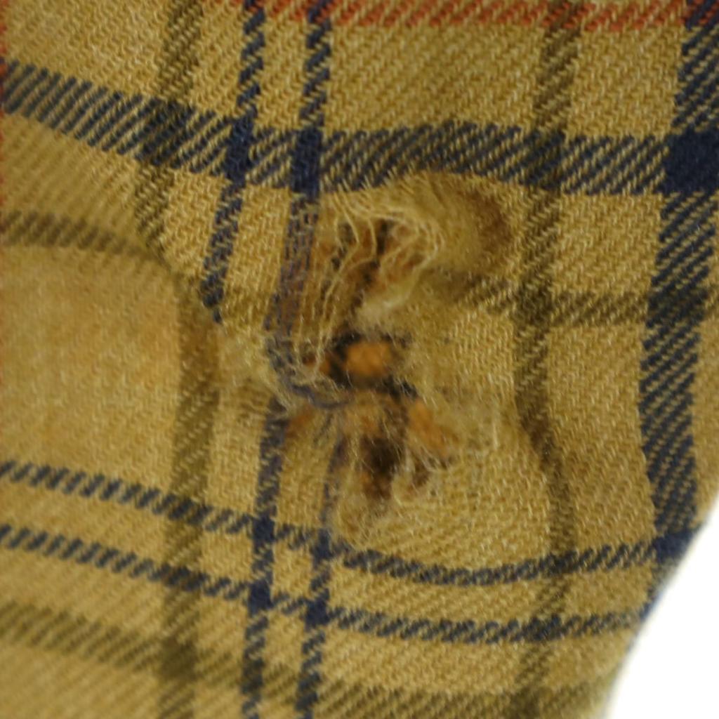 PENDLETON 70s Vintage Check Pattern Long Sleeve Wool Button Down Shirt L Men's Used