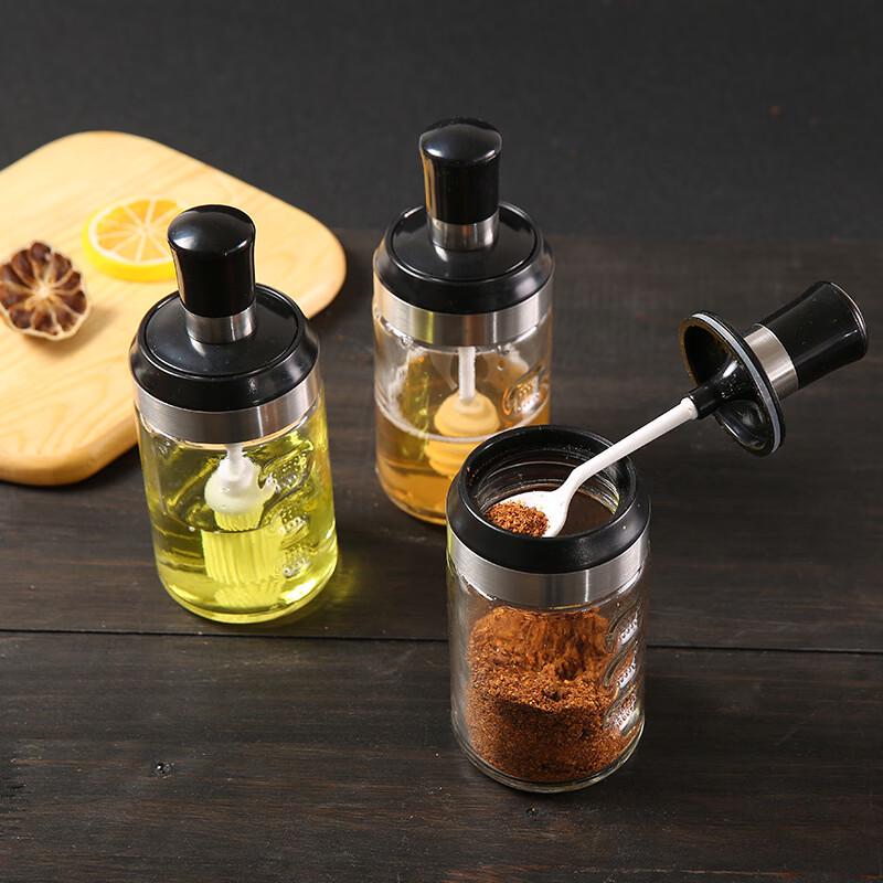 

Lead-Free Glass Honey & Oil Dispenser Set