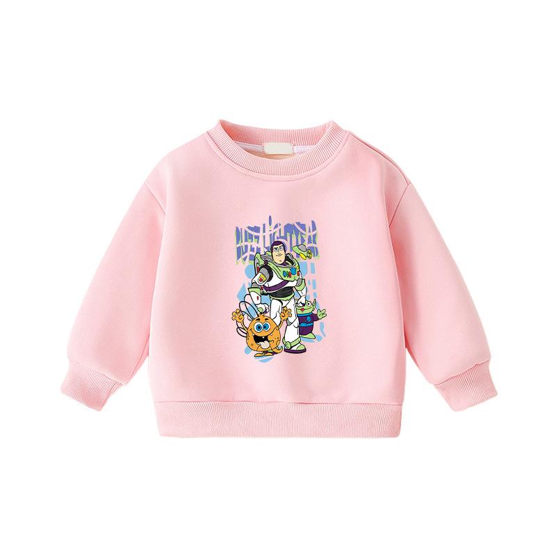 Unisex Kids' Round Neck Long Sleeve Warm Korean Style Fashion Hoodie