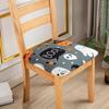 Stretch Printed Chair Seat Cushion Covers For Dining Room Chair Cover For Wedding Banquet Seat Chair Slipcover Home Decor
