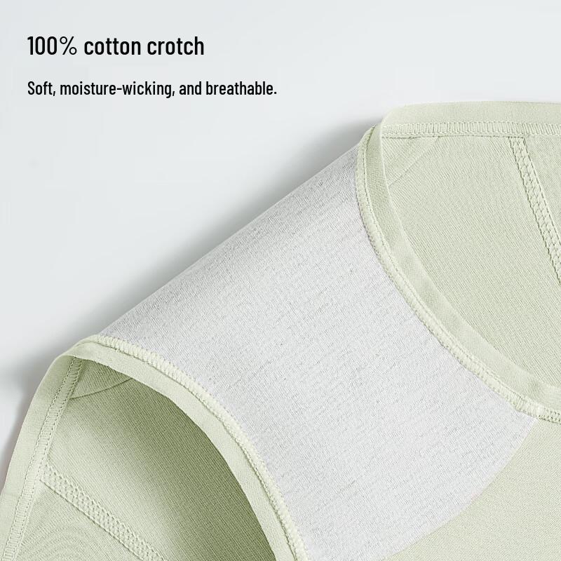 MiiOW Women's Pure Cotton 10A Antibacterial Physiological Briefs (3-Pack)