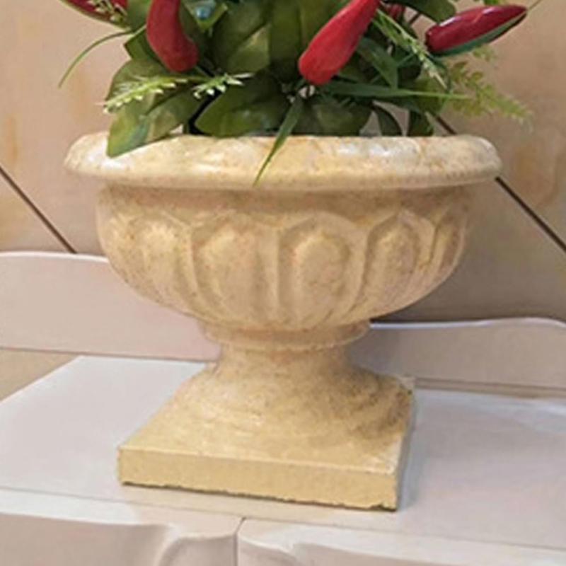 Plastic Concrete Planter Flowerpot Mold for Garden Decoration Flower Pot Molds Bonsai Planter Epoxy Resin Mould Decor