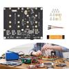 PCIe To 4CH M.2 NVMe 4 Port SSD Board with LED Light M.2 Hard Drives Adapter Card for RPI 5 2280/2260/2242/2230