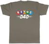 Bingo Dad Mens TShirt Number Card Jackpot Tee Gift
