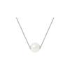 Necklace - Pearls & Colors - AAA+ Freshwater Cultured Pearl - 925 Sterling Silver - 42 Cm - Woman