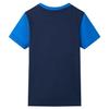 Blue and Navy Blue T-shirt for Children 92/104/116/128/140