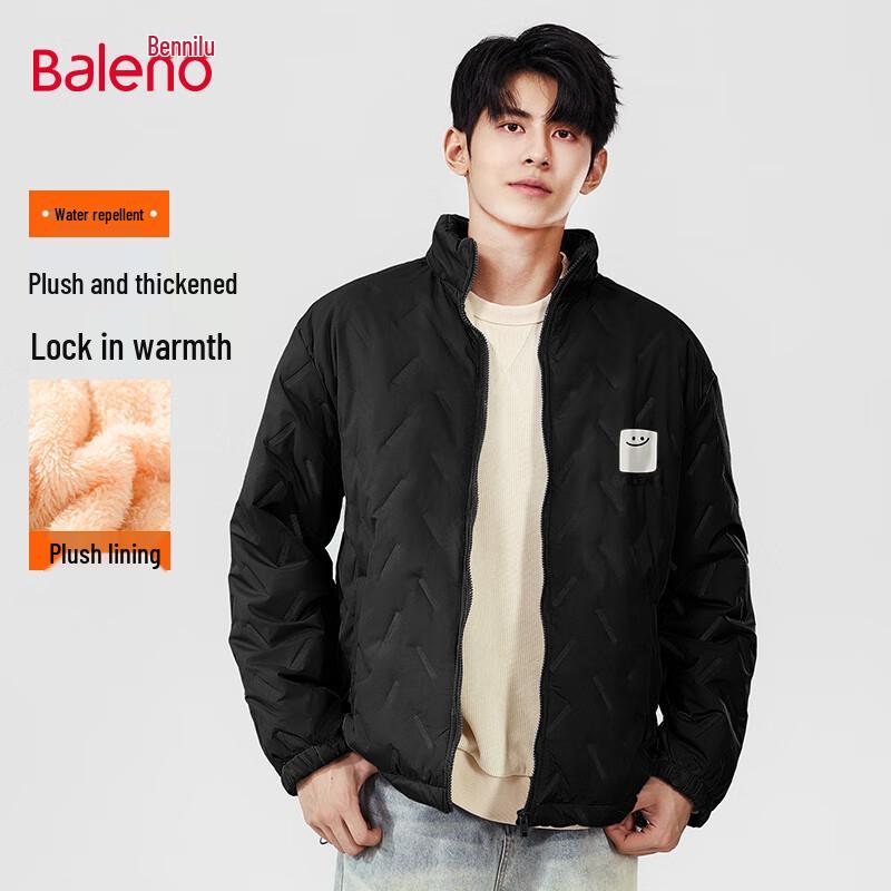 

Baleno Men s Retro Stand Collar Padded Jacket XL