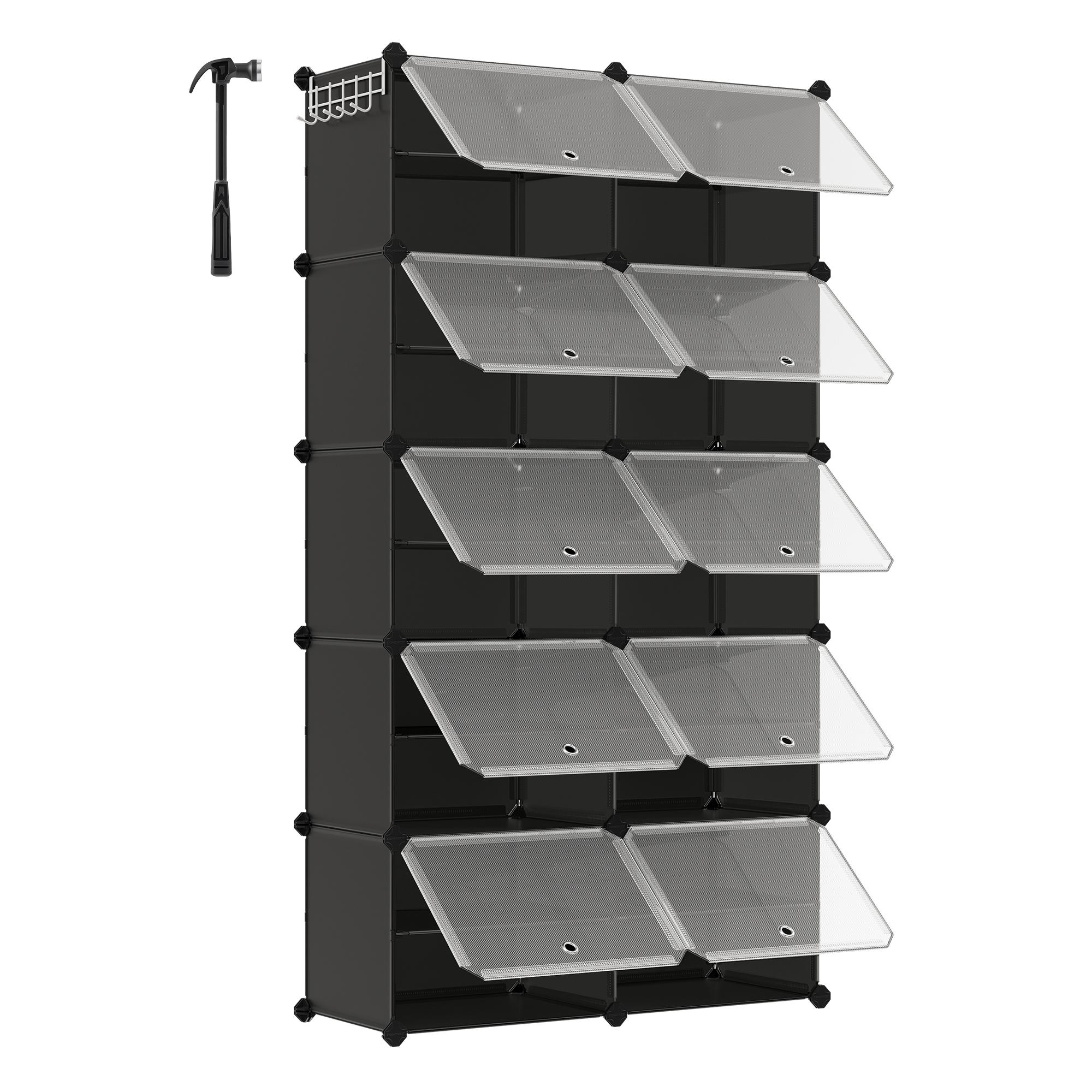 SONGMICS Shoe Rack Organizer, 10-Tier Shoe