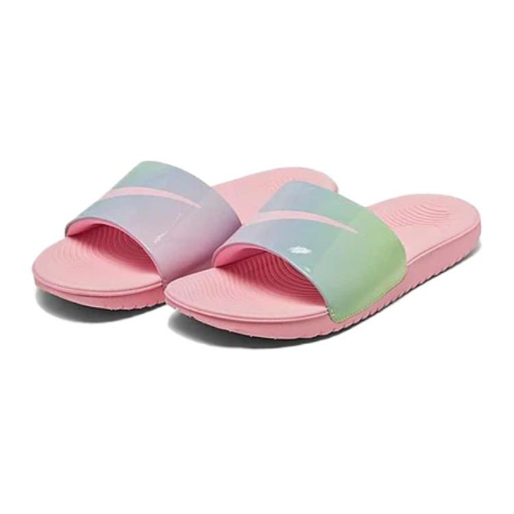 Nike Kawa GS Slide Arctic Punch Light Armory Blue Sneakers Dziecięce Różowe Light-Liquid-Lime CW1656-600