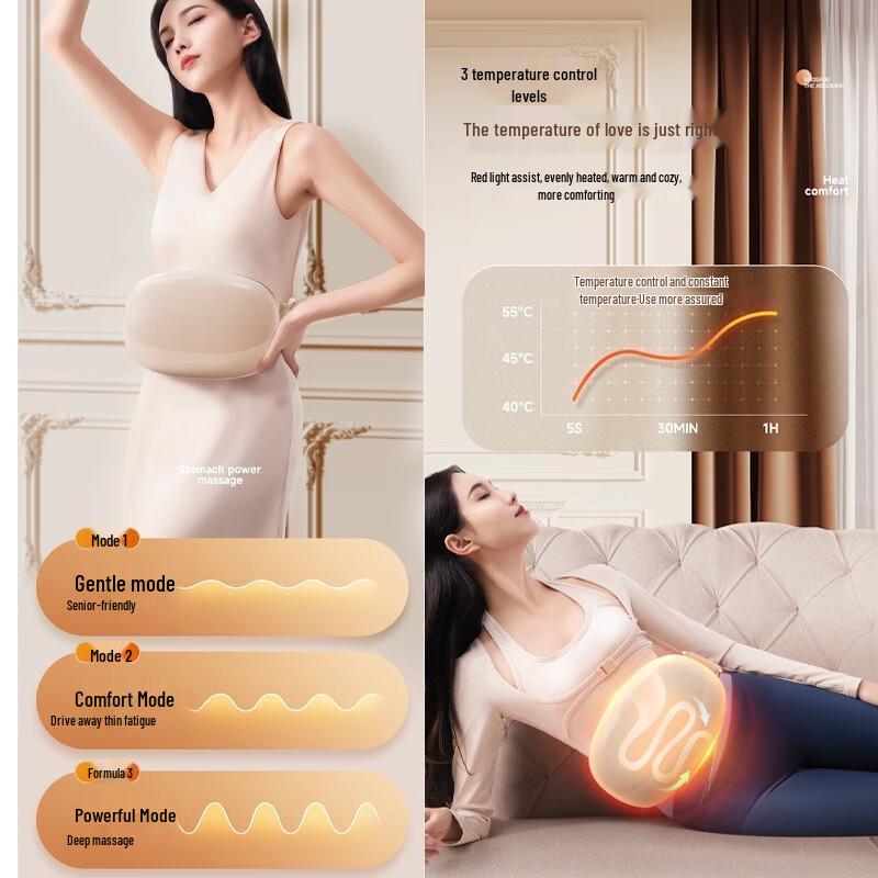 Electric Heated Waist and Abdominal Massager