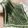 Woman Satin Scarf Bandana Luxury Square Hijab Scarves Headscarf Female Print Turban Shawl Wraps Neckerchief Headwrap