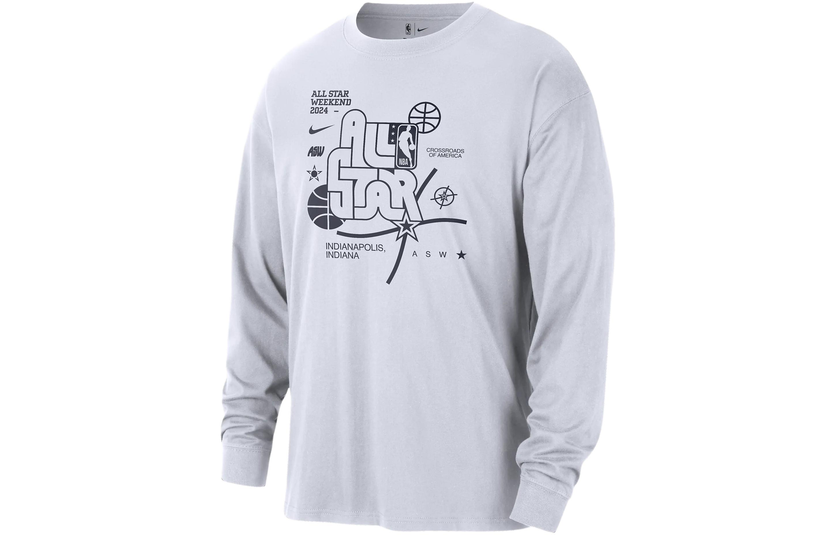 Мужская футболка с длинным рукавом Nike 2024 NBA All-Star Weekend Nike NBA Max90 FQ6530-100 XL