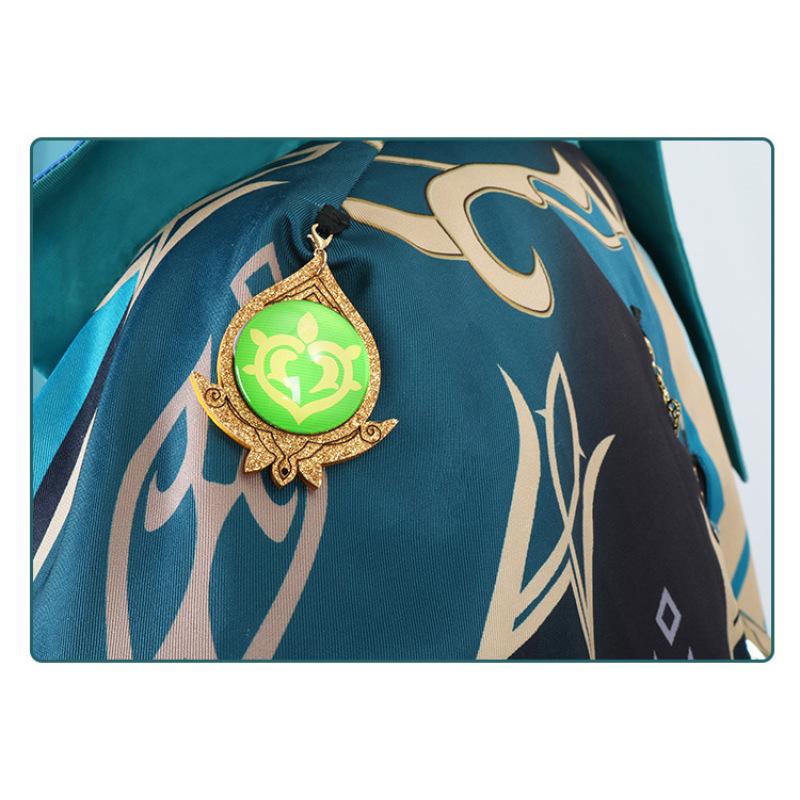 Game Sumeru Al Haitham Cosplay Costume AlHaitham Wig Men's Uniform Halloween Alhaitham Outfits