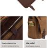 Men's Canvas Messenger Bag - Travel Crossbody, Shoulder Laptop Bag, Briefcase